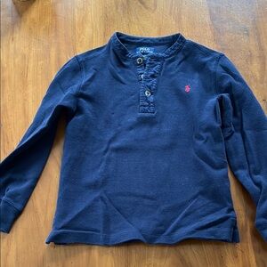 Polo by Ralph Lauren Kids Navy Long Sleeve Shirt